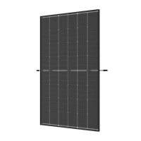 Trina Vertex S+ Glas-Glas Fullblack Solarmodul in Schrägansicht